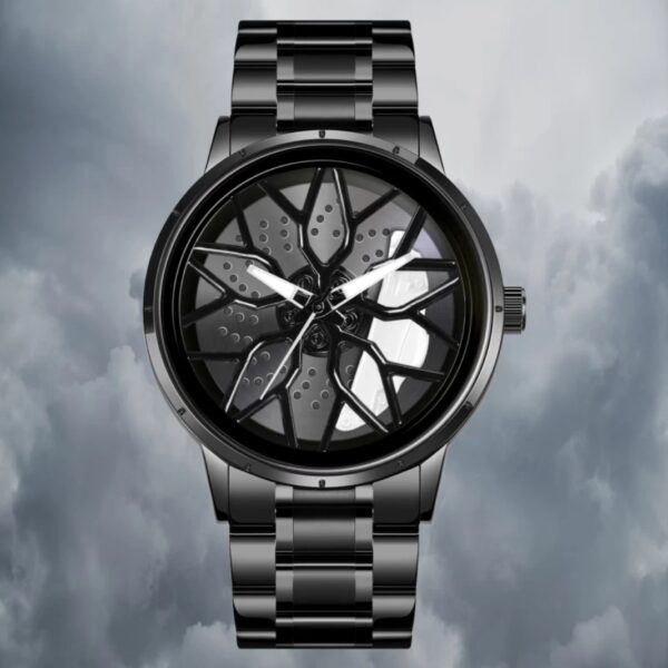 Car Wheel Watch White Color